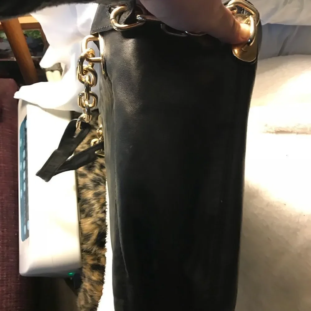 authentic michale kors(MK) leatee hobo bag